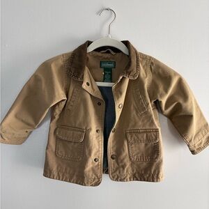 L.L. Bean Toddler’s Canvas Khaki Barn Jacket